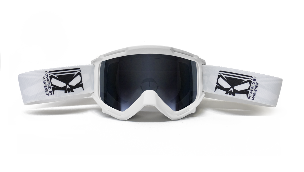 SMC Goggle 2022 White - Black Lens - Limited edition